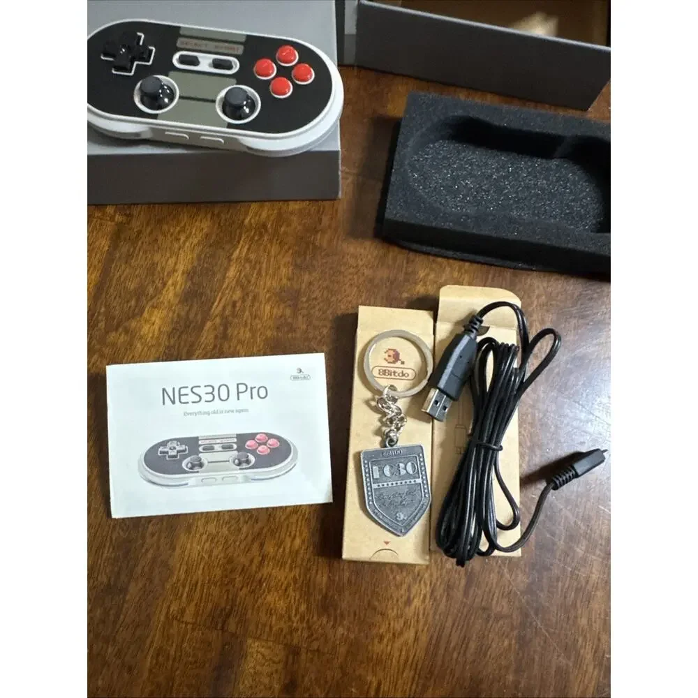 8BITDO NES30 Pro Bluetooth Controller Off Brand Charger